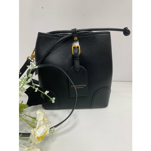 Сумка , фактура зернистая, черный