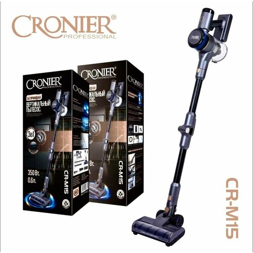 Пылесос аккумуляторный вертикальный беспроводной Cronier CR-M15 350 Вт Пылесос для дома 3 в 1 13500₽