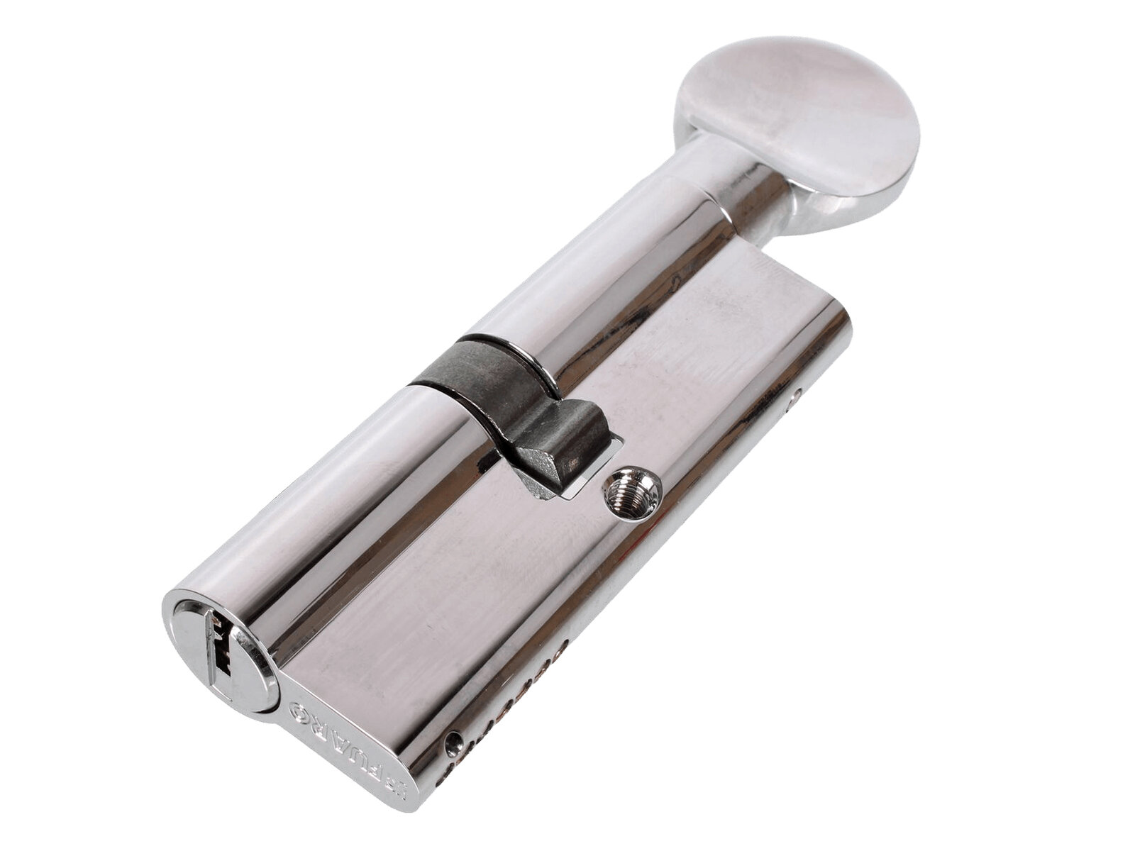 Цилиндровый механизм FUARO (D-PRO502/80) D-PRO5002Knob80(35+10+35) CP хром 5Key (37761)