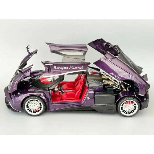 фото Металлическая машинка пагани уайра, pagani huayra roadster 1/18