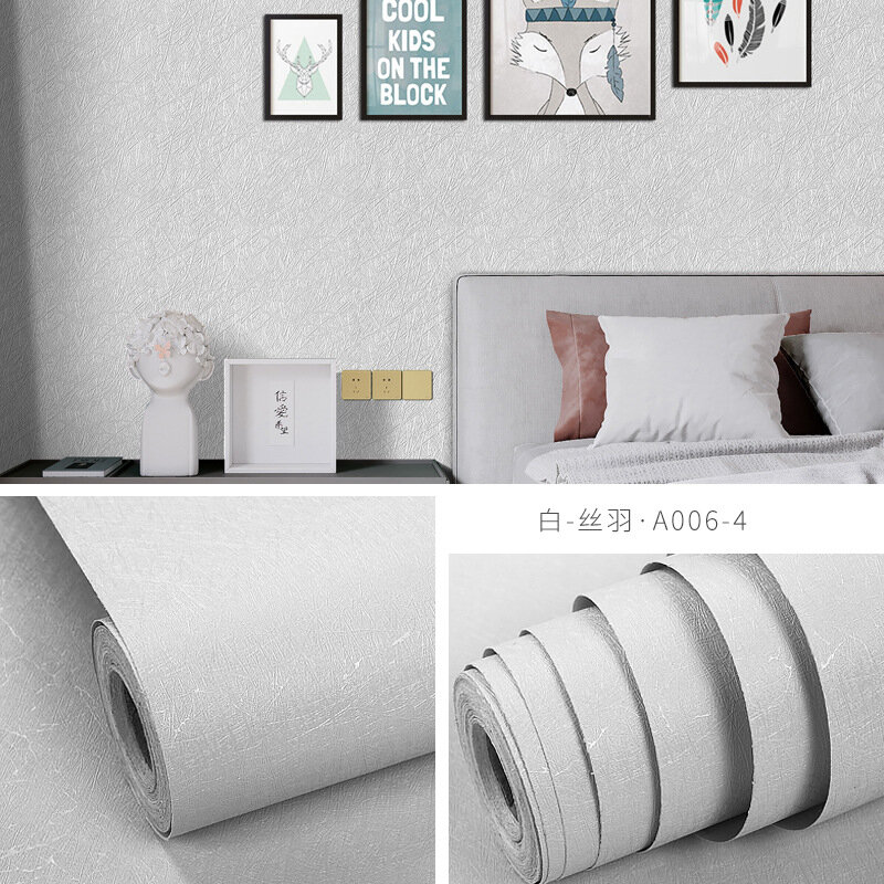 фото Обои самоклеящиеся, ПВХ, влагостойкие, льняной узор, бежевые, зеленые, серые, темно-серые, кофейные