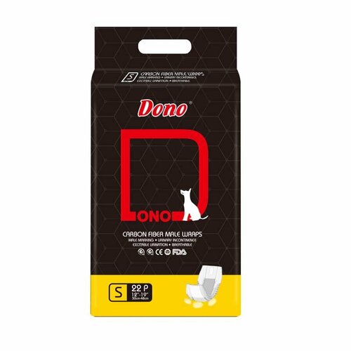 Подгузники для собак DONO S, с бамбуковым углём, 22 шт