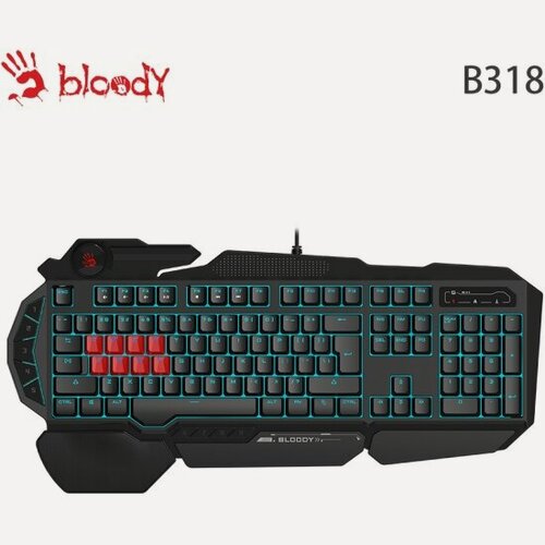 Изображение товара Клавиатура A4TECH Bloody B318 USB (Black)
