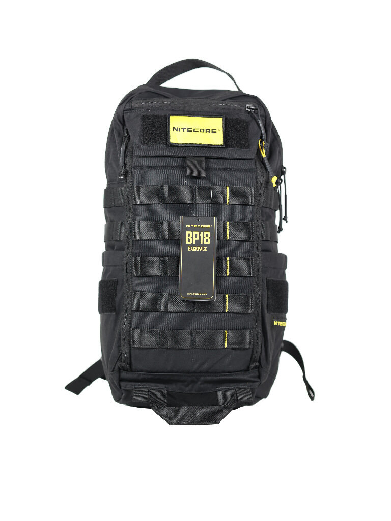 фото Легкий тактический рюкзак 18 литров NiteCore BP18 500DNylon размеры:47*24*16см вес 790г система MOLLE