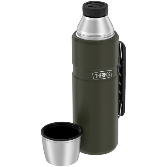 Термос Thermos SK2010 RCMB, 1.2л, черный/ серый [385055] - фото №3