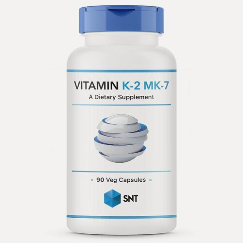 Изображение товара SNT, Vitamin K-2 MK-7, Витамин К-2, 90 капсул