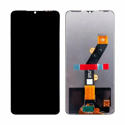 Дисплей для Infinix Hot 30i (X669D) в сборе с тачскрином (Черный) черный