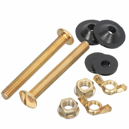 Крепление для унитаза к бачку 2 шт с барашком индивидуальная упаковка ComfortFactor М8 089-10 411₽