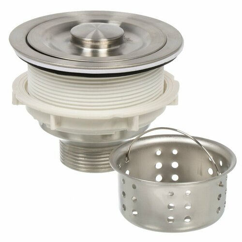 Выпуск для сифона Aqwin 8110 110 мм нержавеющая сталь хром 481₽