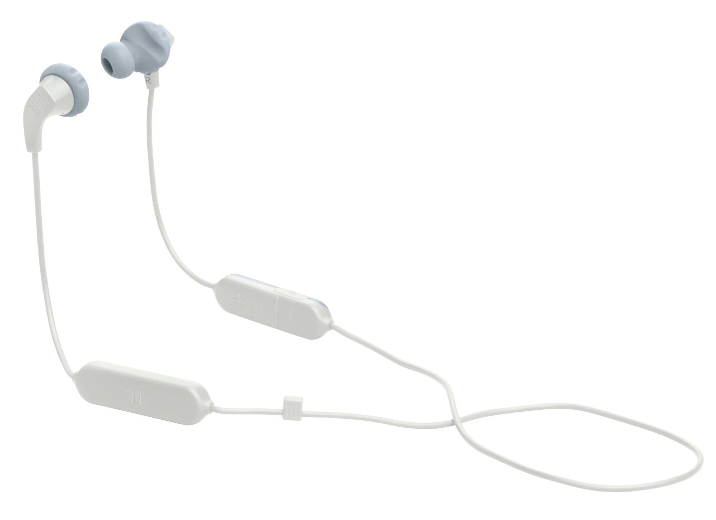 Спортивные беспроводные наушники с микрофоном JBL Run 2 Wireless BT, белый, USB Type-C, TWS Bluetooth гарнитура