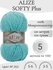 Плюшевая пряжа Alize Softy Plus (Ализе Софти Плюс) 263 бирюза