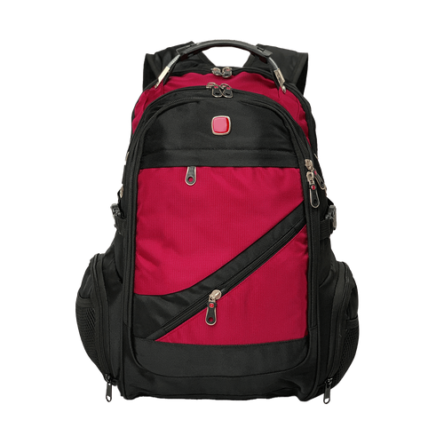 Рюкзак городской мужской красный спортивный большой 35л