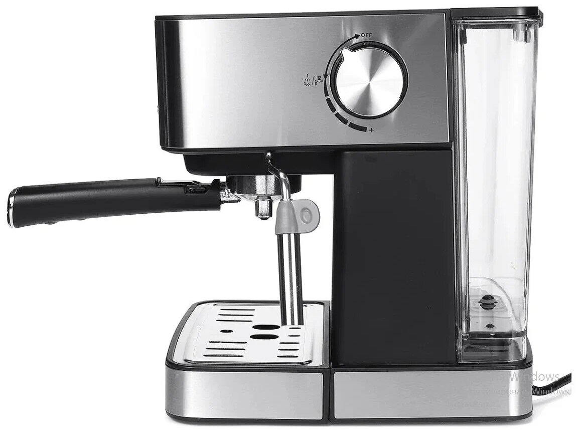 Кофемашина Sokany SK-6862, 2 в 1, рожковая, съёмный лоток для капель, защита от перегрева, капучинатор в комплекте
