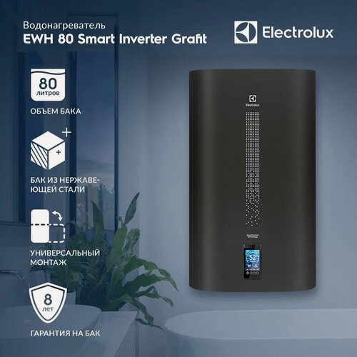 Изображение товара Водонагреватель Electrolux EWH 80 SmartInverter Grafit