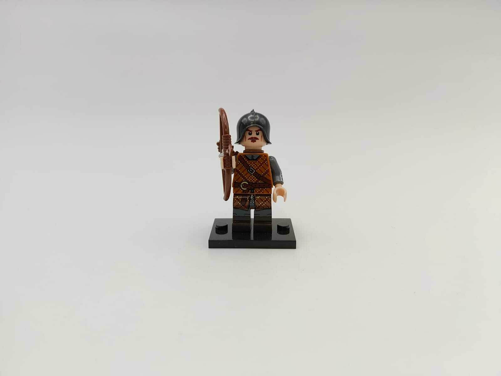 Минифигурка «Лучник Старков», фигурка из коллекции "Войска домов" из "Игры престолов", совместима с конструкторами Lego