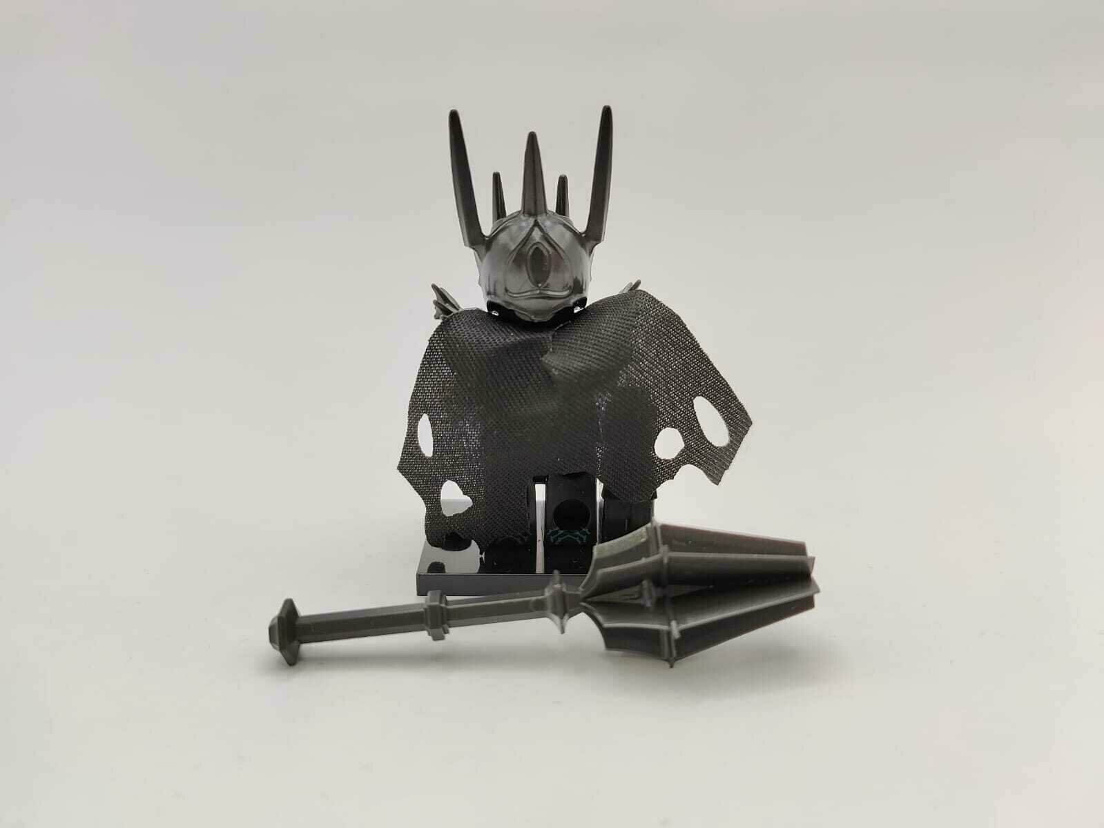 Минифигурка «Саурон», фигурка персонажа из вселенной «Властелин колец», совместима с конструкторами Lego — фото 1