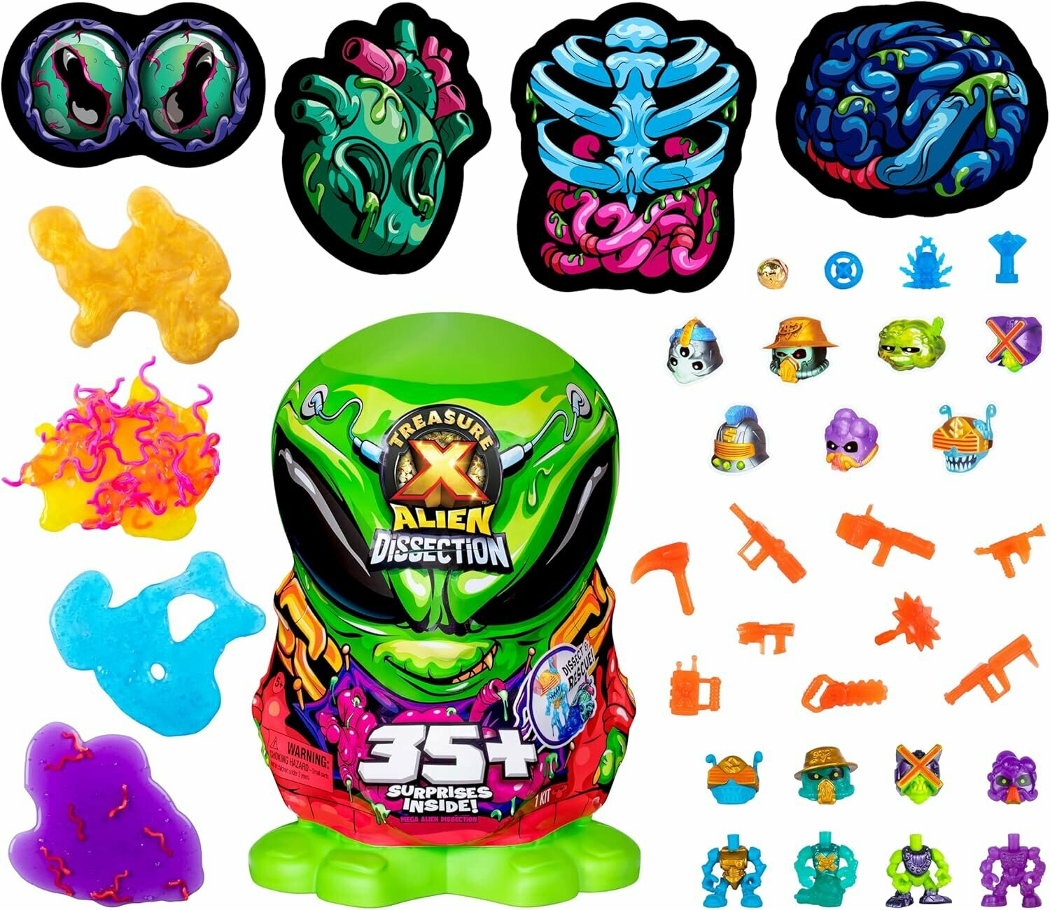Treasure X Mega Alien Dissection Сокровища Чужой