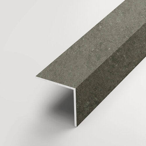 Изображение товара Уголок алюминиевый 30х30 мм, длина 2,7 м, профиль угловой внешний Лука УП 12-27, декор бетон классик 055