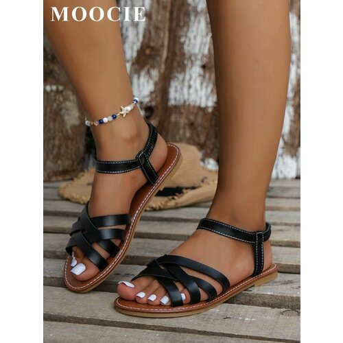 фото Сандалии moocie, размер foot length 26.5 cm, black