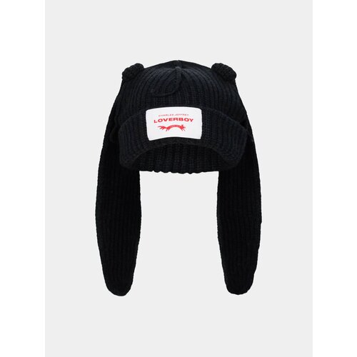 фото Шапка-бини charles jeffrey loverboy chunky rabbit для мужчин и женщин, размер onesize, черный