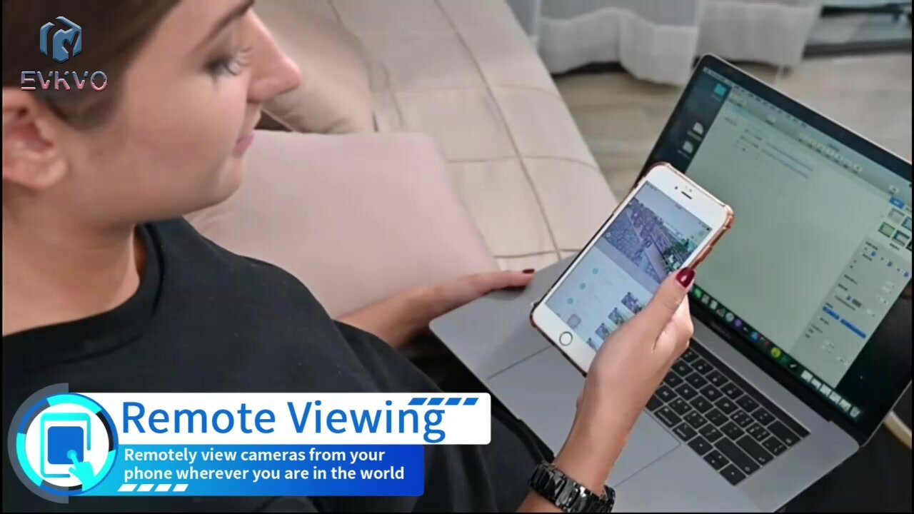 Беспроводная мини-камера наблюдения 1080P HD WiFi со звуком, датчиком движения — фото 1