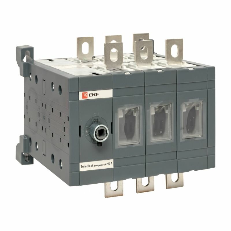 Рубильник 250A 4P реверсивный без рукоятки управления TwinBlock EKF - 1 шт