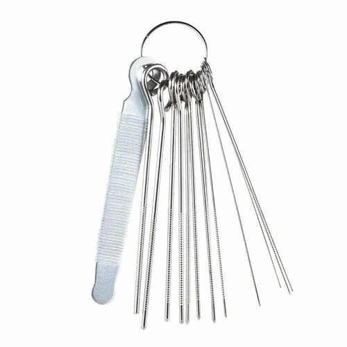 Набор профессиональных гитарных насадок String Saw Rods for Nut Slotting Серебряный 137₽