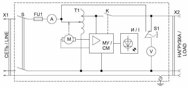 Стабилизатор напряжения IEK СНИ1 1кВА однофазный серый (IVS10-1-01000) - фото №4