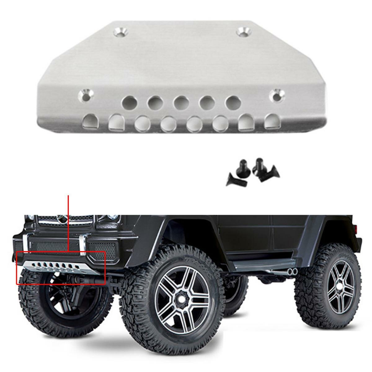 Защитная пластина из нержавеющей стали Yfashion RX4 для передней рамы 1/10 RC er raxxas RX-4 500