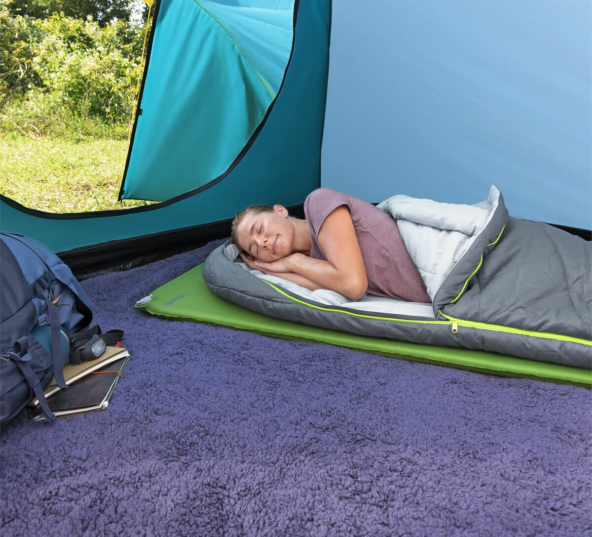 Самонадувающийся коврик Bestway 69620 183x51x2,5 — фото 1