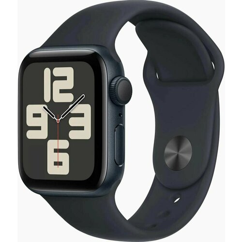 Apple Watch Series SE (2024) 40 мм , Midnight | алюминий цвета «тёмная ночь», ремешок M/L