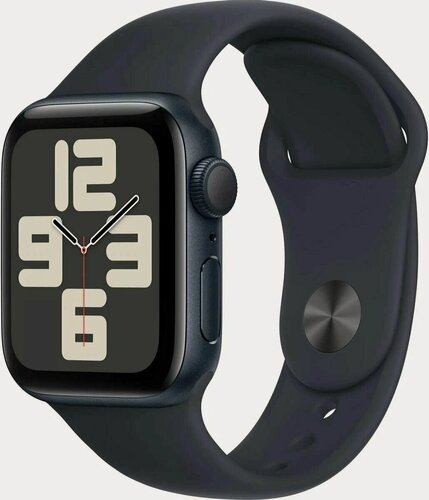 Изображение товара Умные часы Apple Watch Series SE (Gen 2) 40 мм GPS, S-M Midnight Sport Band