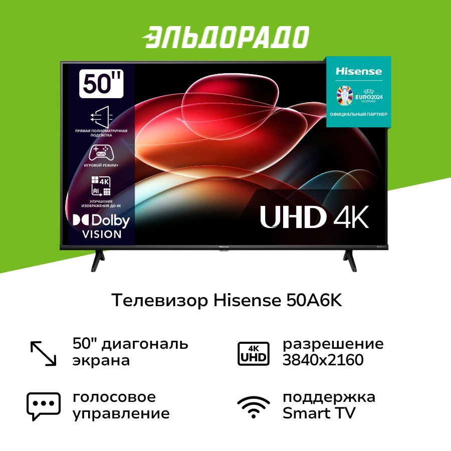 Телевизор Hisense 50A6K