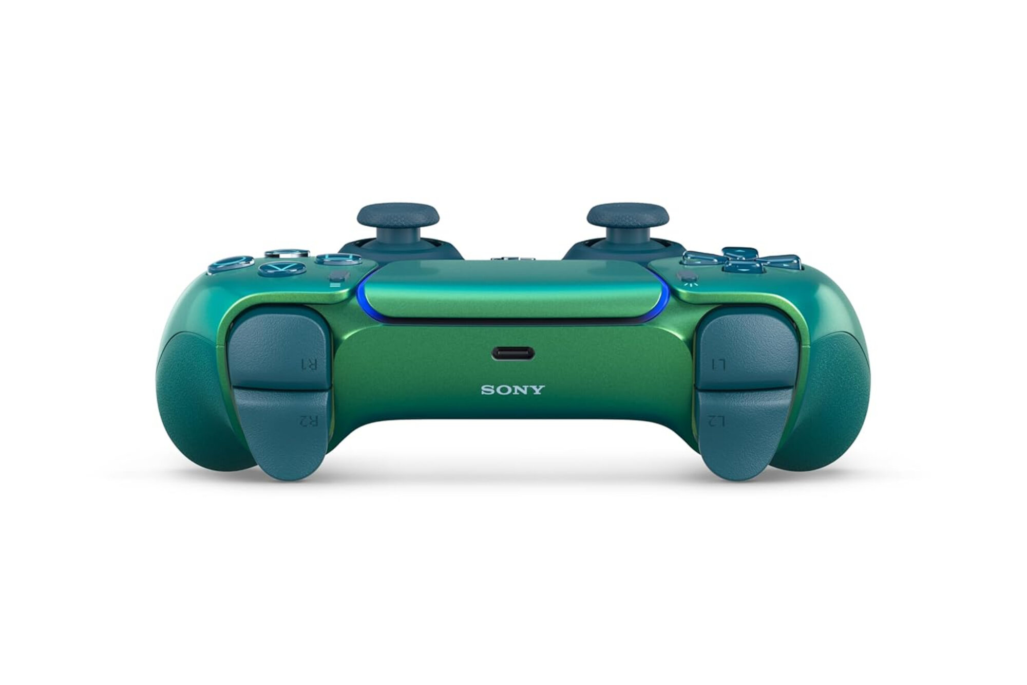 Геймпад Sony Playstation 5 DualSense Бирюзовый хром (Chroma Teal) — фото 1