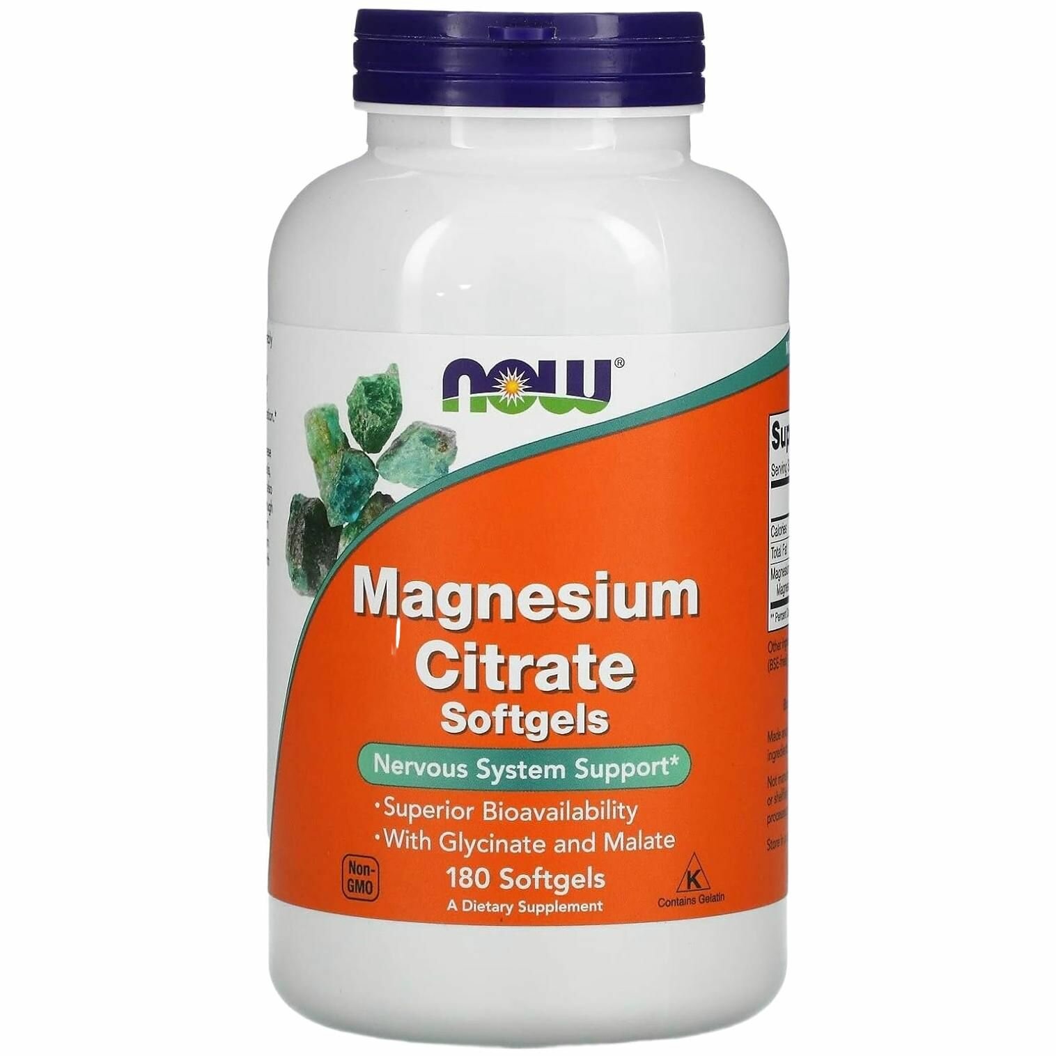 Цитрат магния (Magnesium Citrate) 134 мг 180 капсул