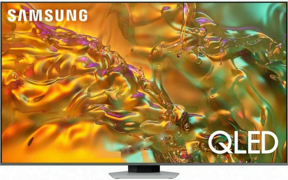 Телевизор Samsung QE55Q80D, диагональ 55", разрешение 4K, VA-матрица, QLED