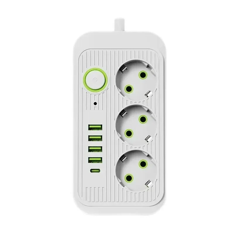 Многофункциональная розетка с USB 2 м
