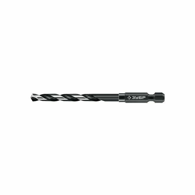 Сверло по металлу для винтовёртов и шуруповертов ЗУБР IMPACT READY НЕХ-1/4", d 5.5 х 111 мм, 29623-5.5_z01