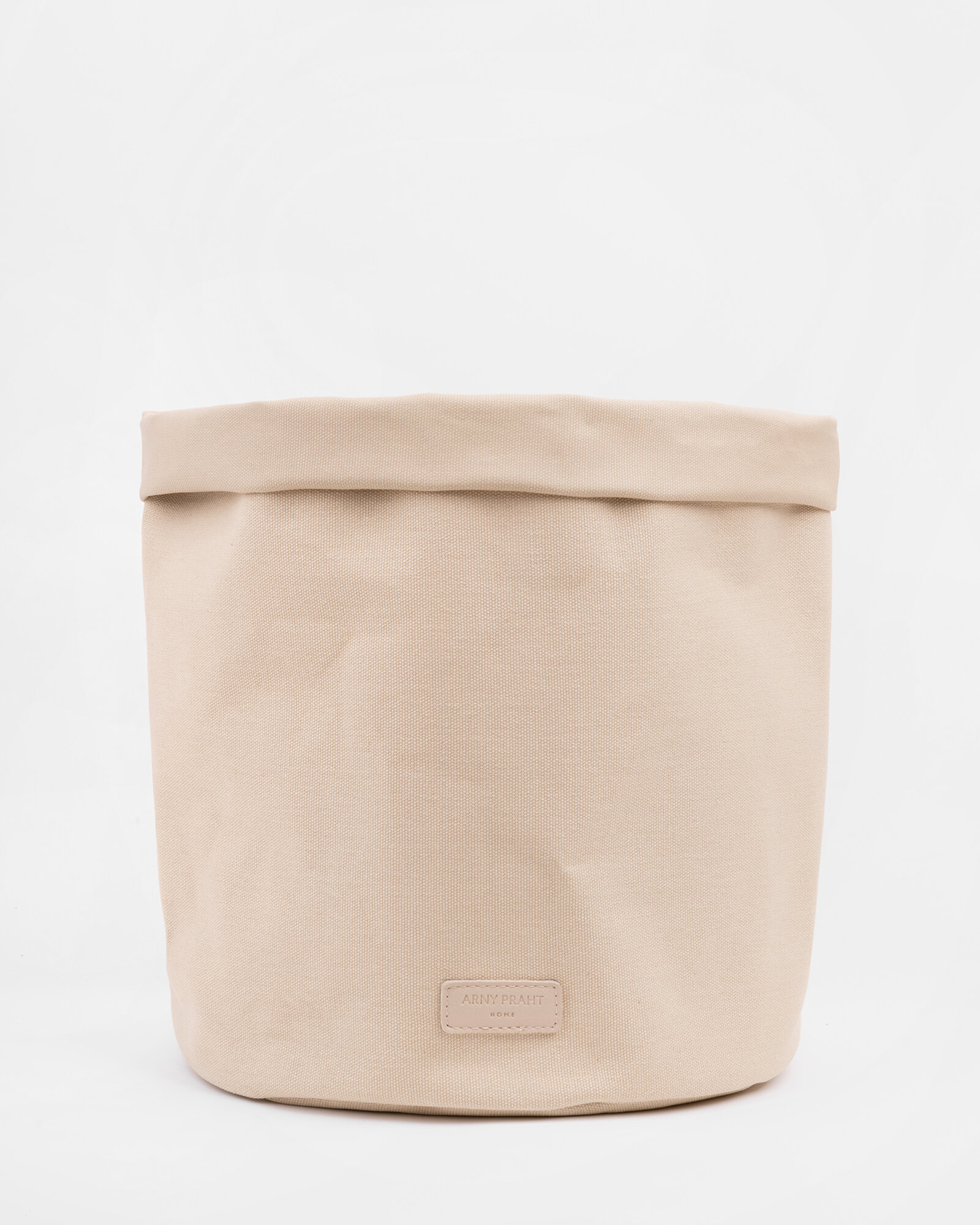 Большое кашпо декоративное для цветов и растений бежевое канвас на стол на подоконник 30x30x27 см Органайзер для хранения ювелирных изделий бижутерии украшений и мелочей