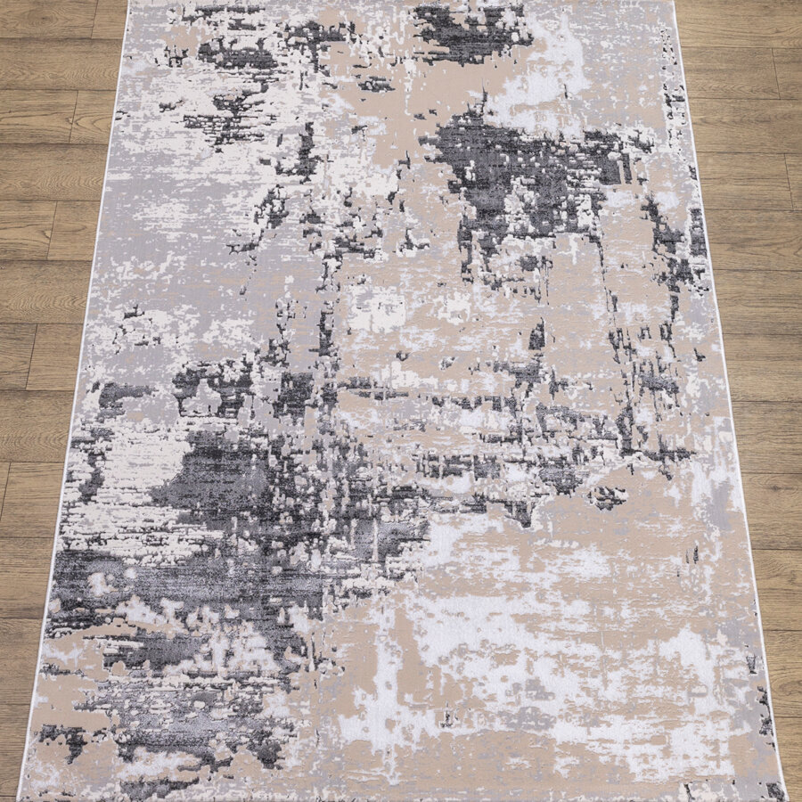 Ковер Турецкий Parma дизайн JE49A цвет LIGHT GRAY 0.8x1.5м