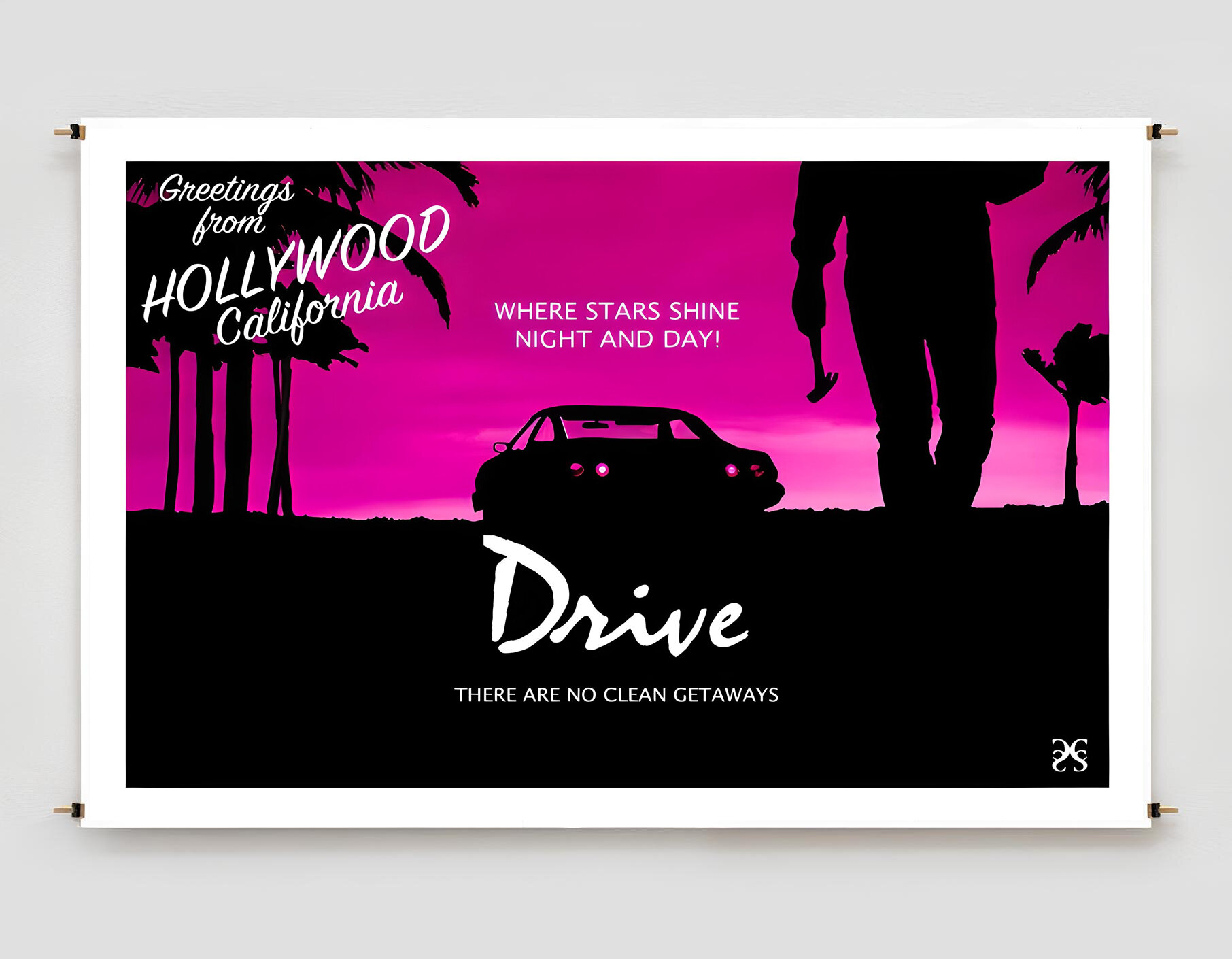 Постер плакат Драйв Drive / размер A3 (30 x 42 см) / Декор для дома, офиса, комнаты, квартиры, детской