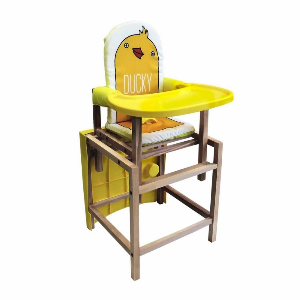 Стульчик для кормления Babys Стол-стул Ducky Уточка массив - лак