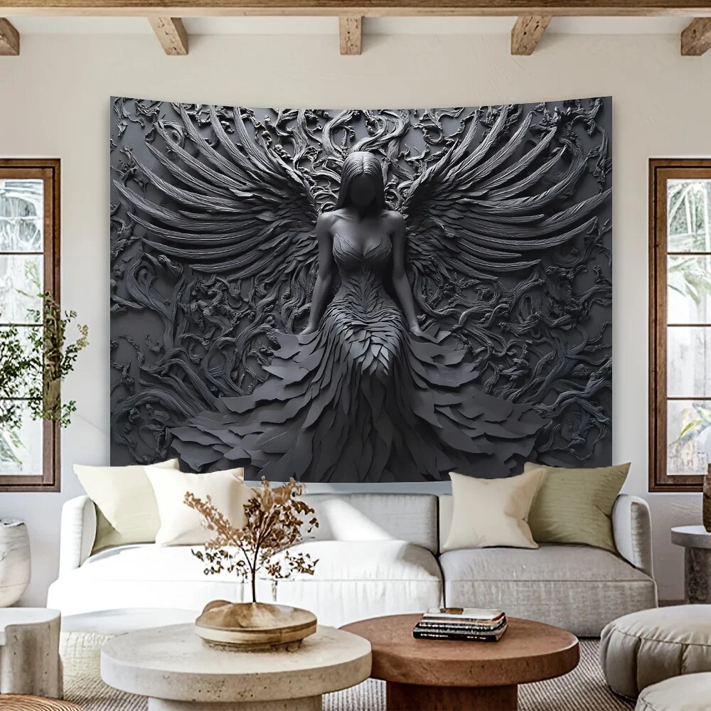 Shadow Queen 3D-тисненный гобелен полиэстер 350x180cm