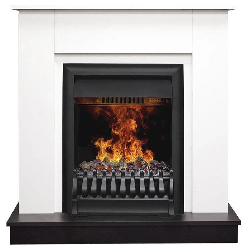 Электрокамин RealFlame Асти с очагом 3D Oregan белый/уни неро (WT-LCB510/BL-LCB917)