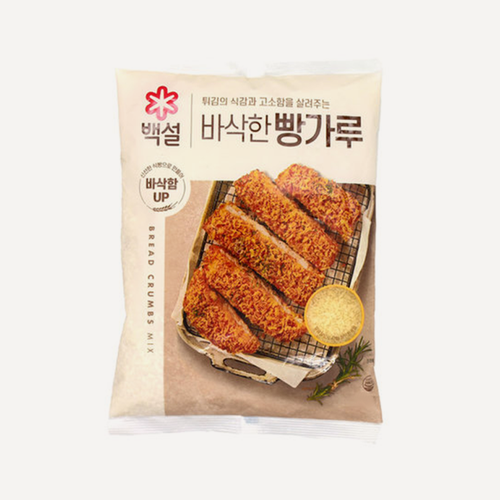 Изображение товара Сухари панировочные Панко CJ Beksul для придания хрустящей корочки 1 кг, Южная Корея