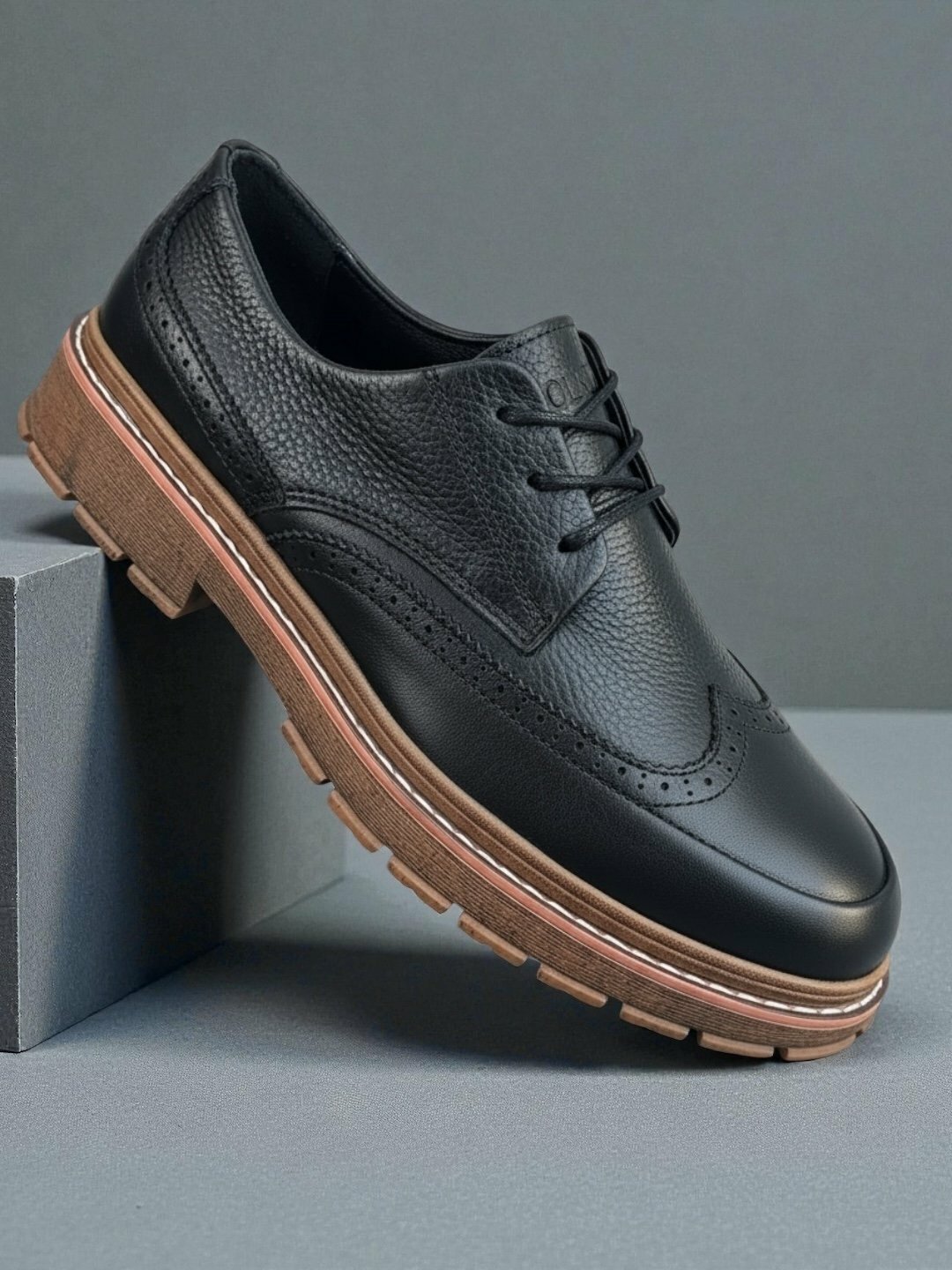 Лоферы  Туфли мужские Solid Step, из экокожи, водонепроницаемые, размер 38 39 40 41 42 43, прозрачный