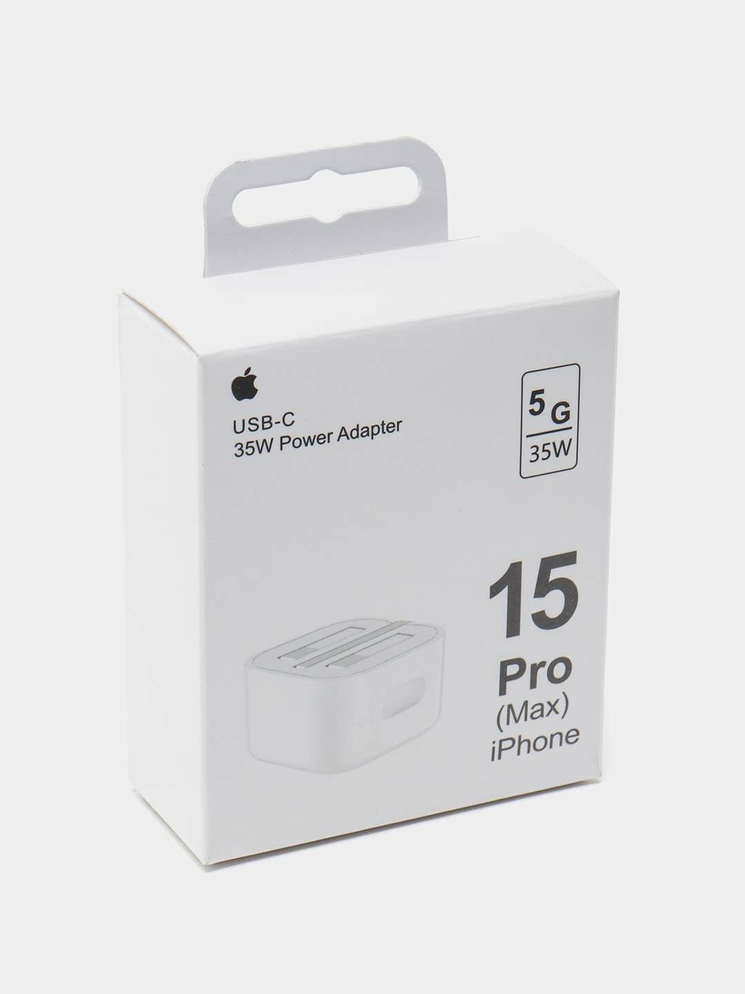 Блок питания, быстрая зарядка для 15, 15 Pro, 35 Вт, Type-C. — фото 1