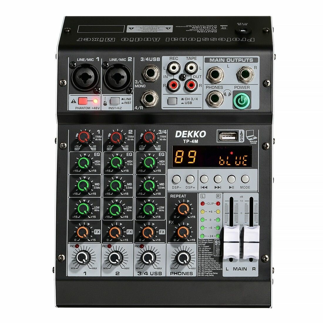 DEKKO TP-4M Микшерный пульт