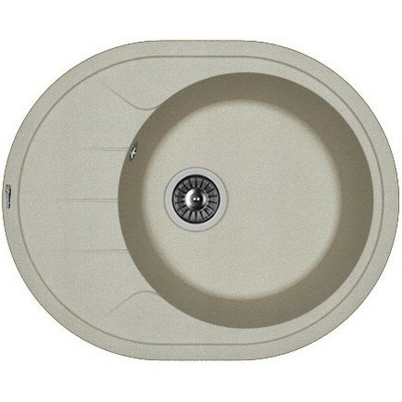 Кухонная мойка Florentina Родос-620 20.245. B0620.305 Грей искусственный камень (литьевой мрамор) встраиваемый