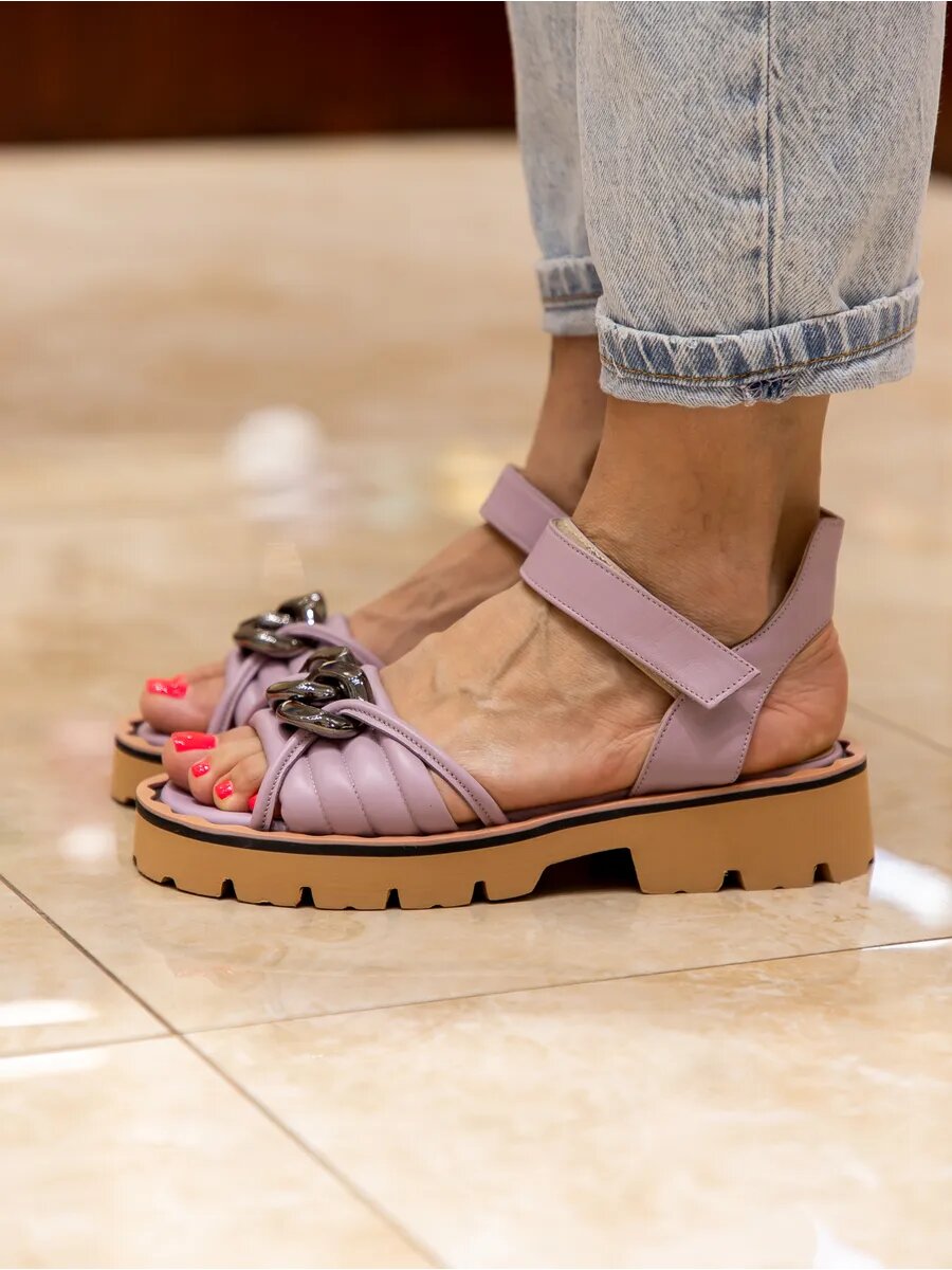 Босоножки Calete, размер 40, фиолетовый — фото 1